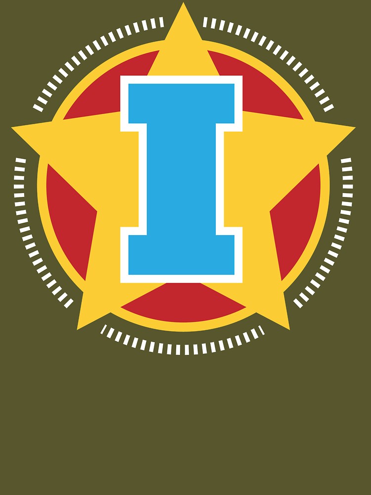 Superhero Letter I. Star and stripes by mgulin T-Shirts, Hoodie, Sweatshirt | BlankRebels.com (Image 3)
