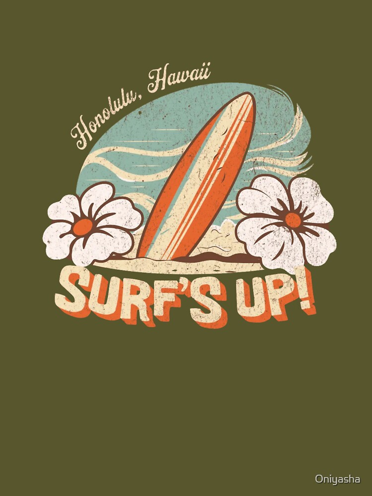 Hawaii Surfing Honolulu Beach Surf by Oniyasha