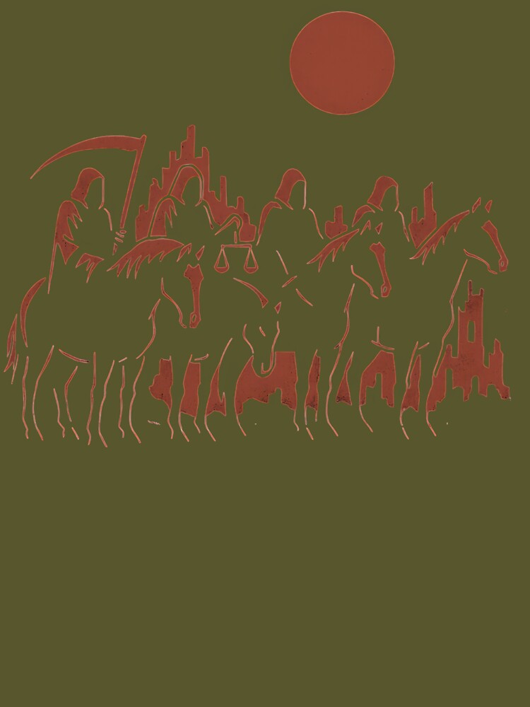 Four Horsemen of the Apocalypse by ObsidianDrip T-Shirts, Hoodie, Sweatshirt | BlankRebels.com (Image 3)