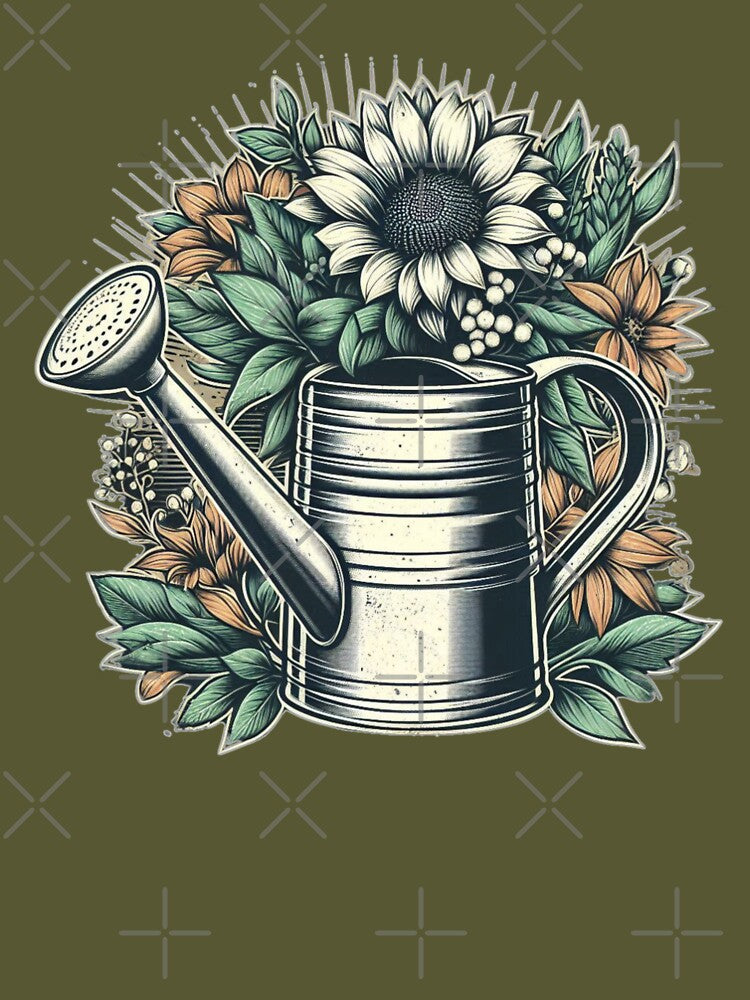 Watering Can with Flowers by roni-and-rye T-Shirts, Hoodie, Sweatshirt | BlankRebels.com (Image 3)