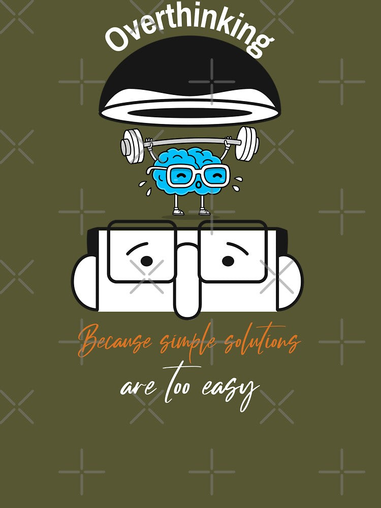 Overthinking Because Simple Solutions Are Too Easy Cynical by HeavenlyHuesStudio T-Shirts, Hoodie, Sweatshirt (Image 3)