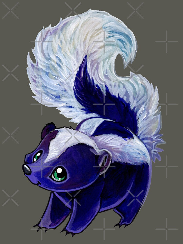 Purple skunk by ArtOfBianca T-Shirts, Hoodie, Sweatshirt | BlankRebels.com (Image 3)