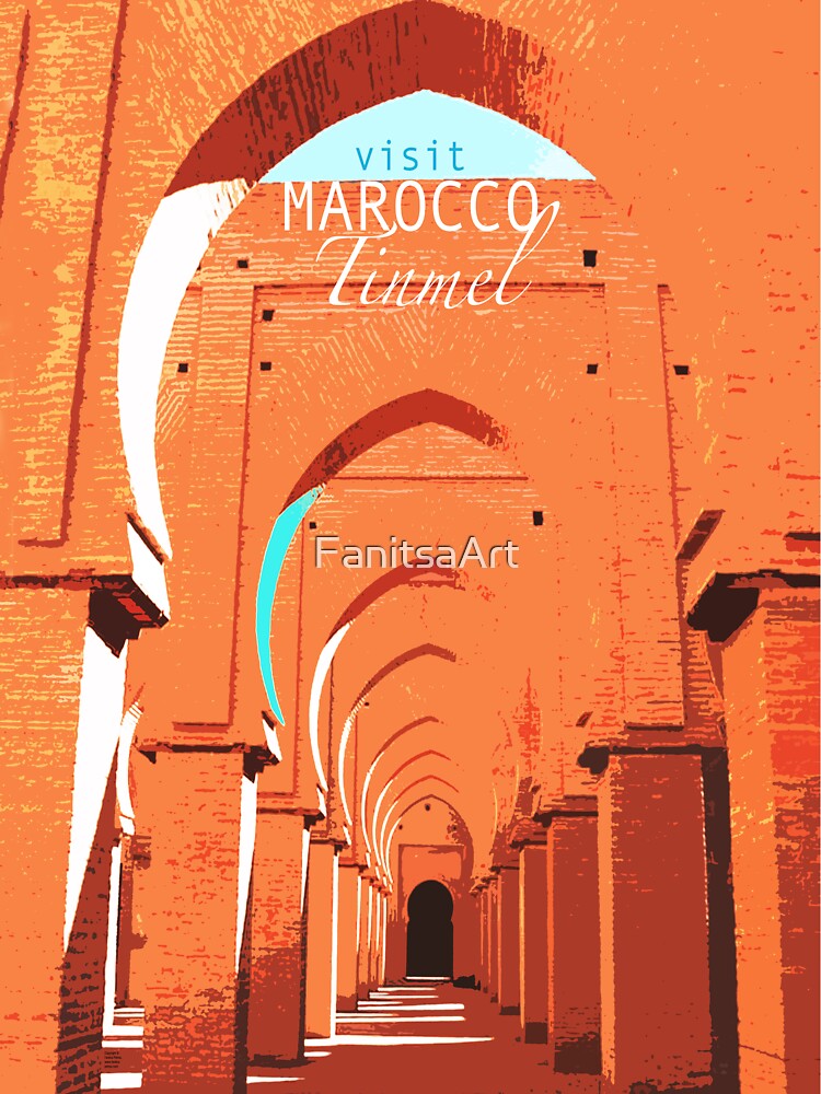 Travel posters_Visit Morocco by FanitsaArt T-Shirts, Hoodie, Sweatshirt | BlankRebels.com (Image 3)
