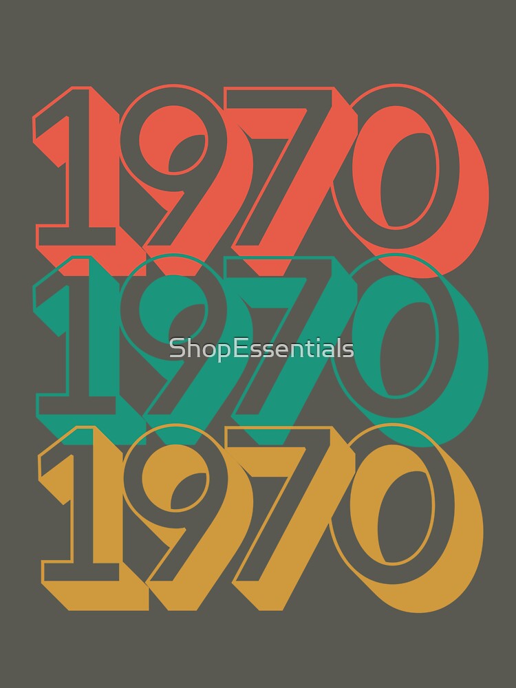 Vintage 1970, 50th Birthday - Classic by ShopEssentials T-Shirts, Hoodie, Sweatshirt | BlankRebels.com (Image 3)
