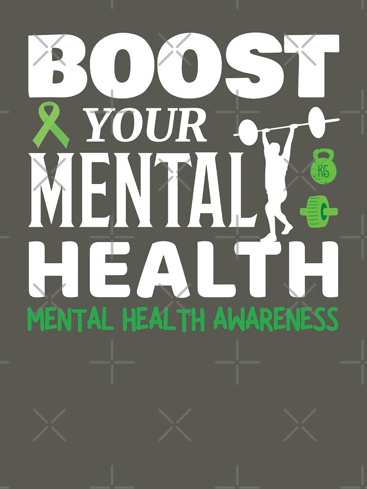 Boost Your Mental Health - Mental Health Awareness-White by OwlCanvas T-Shirts, Hoodie, Sweatshirt (Image 3)