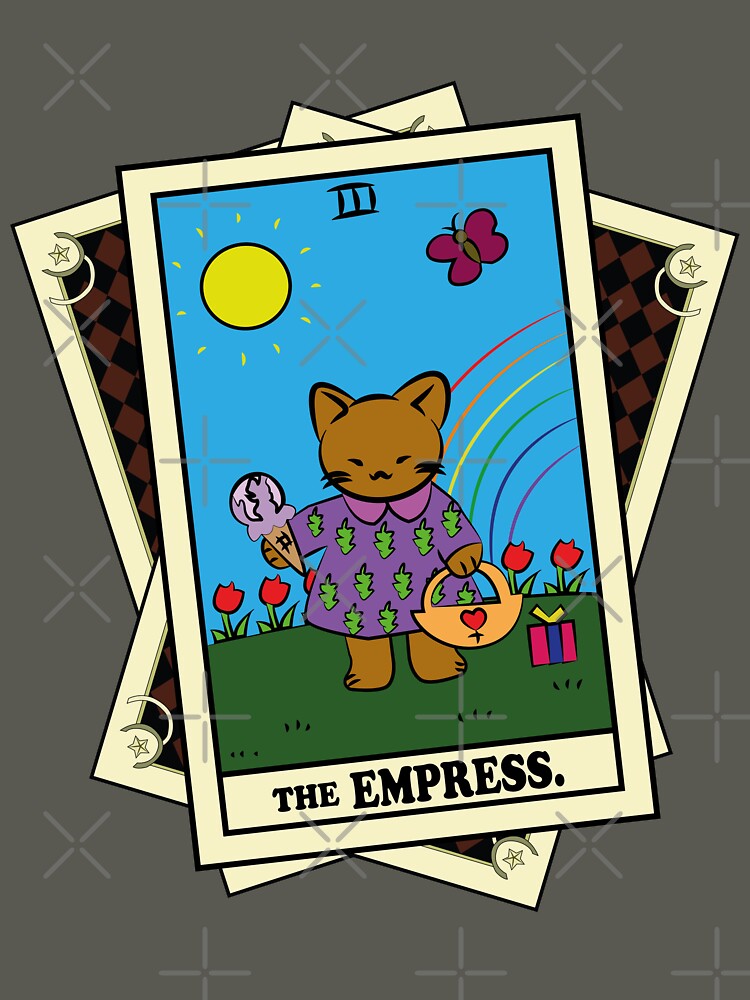 TAROT CARDS DECK | THE EMPRESS. | FORTUNE CAT by FalconLifeStore T-Shirts, Hoodie, Sweatshirt | BlankRebels.com (Image 3)