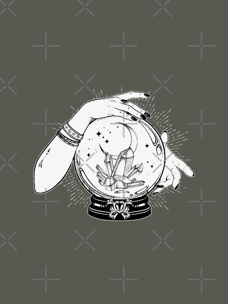 Crystal Ball Lunar Phase by Paula Witte T-Shirts, Hoodie, Sweatshirt | BlankRebels.com (Image 3)