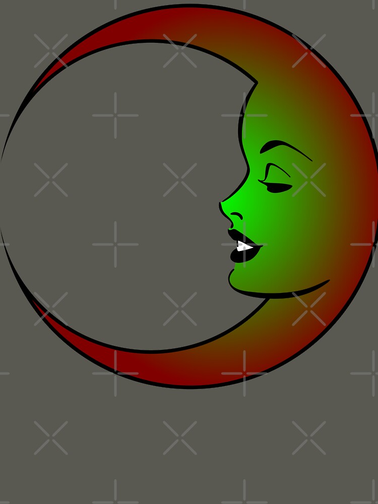Moon Gal - Red Phase by Pinnacle of Decadence T-Shirts, Hoodie, Sweatshirt | BlankRebels.com (Image 3)