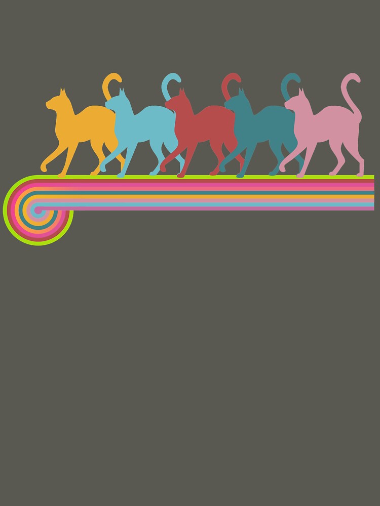 Retro Kitty Cats | NickerStickers® on Redbubble by NickerStickers T-Shirts, Hoodie, Sweatshirt | BlankRebels.com (Image 3)