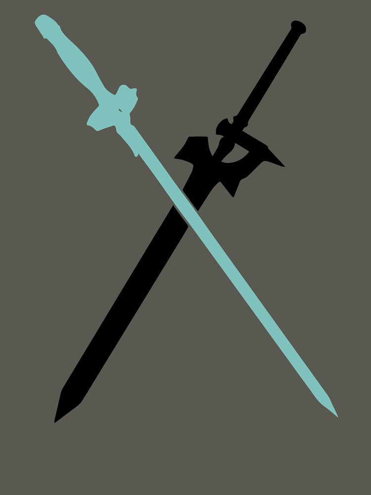 Asuna and Kirit Swords Inspired Anime Shirt by Nixon Robeton