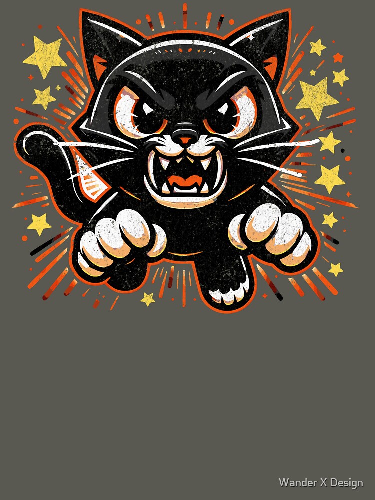 Halloween Psycho Black Cat by Wander X Design T-Shirts, Hoodie, Sweatshirt | BlankRebels.com (Image 3)