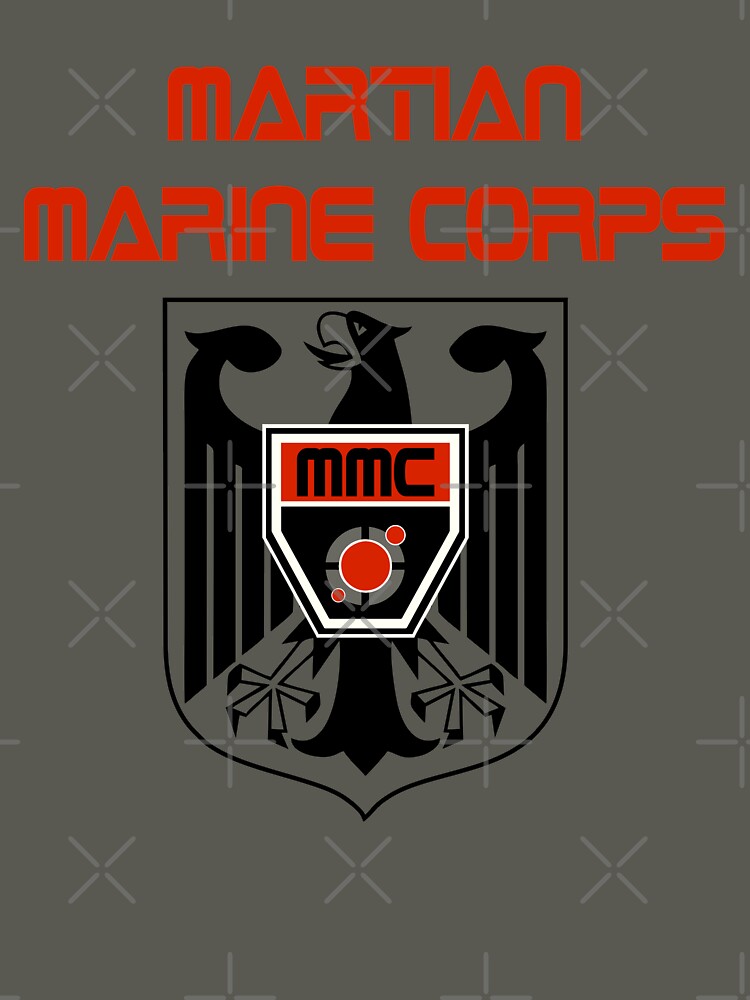 Martian Space Sci-Fi, Martian Marine Corps by Pulficshirts T-Shirts, Hoodie, Sweatshirt | BlankRebels.com (Image 3)