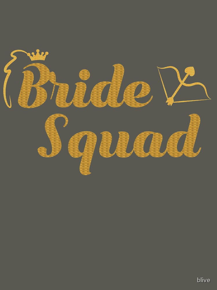 Womens Bride Squad Bachelorette Party T Shirt by blive Hoodie, Sweatshirt | BlankRebels.com (Image 3)
