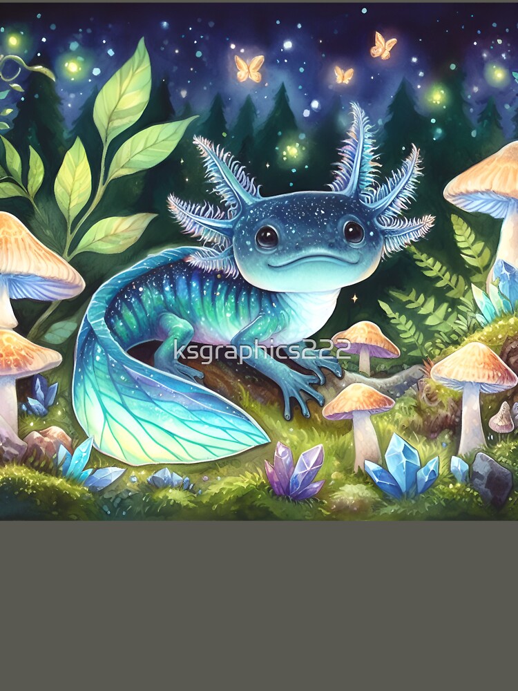 Axolotl Art #15 | Axolotl Lovers by ksgraphics222 T-Shirts, Hoodie, Sweatshirt | BlankRebels.com (Image 3)