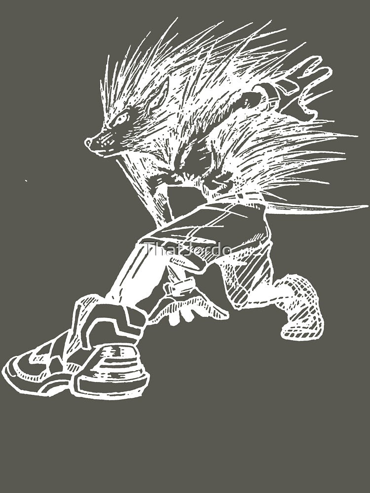 Realistic the Hedgehog (White) by ThatJordo T-Shirts, Hoodie, Sweatshirt | BlankRebels.com (Image 3)
