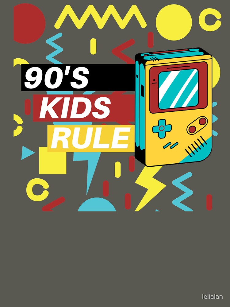 90's kids rule by Bookish Dragon T-Shirts, Hoodie, Sweatshirt | BlankRebels.com (Image 3)