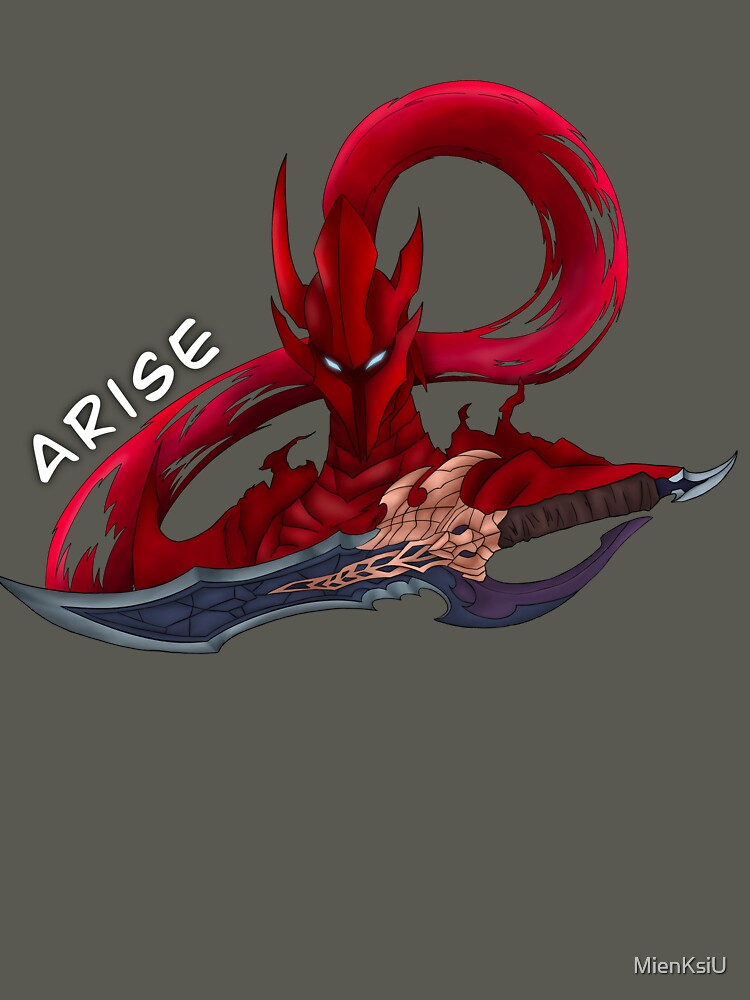 Arise – Dark Fantasy Demon Warrior Illustration by MienKsiU T-Shirts, Hoodie, Sweatshirt | BlankRebels.com (Image 3)