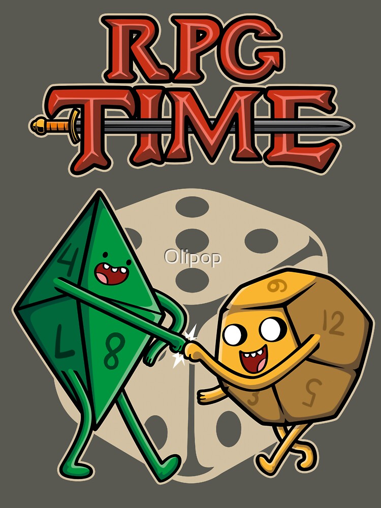 RPG Time v2 by Olipop T-Shirts, Hoodie, Sweatshirt | BlankRebels.com (Image 3)
