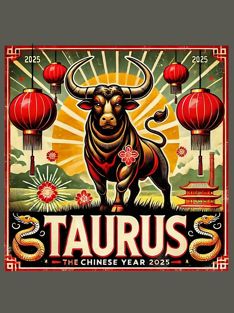 Taurus Chinese New Year Design by Sototos® ⭐⭐⭐⭐⭐ T-Shirts, Hoodie, Sweatshirt | BlankRebels.com (Image 3)