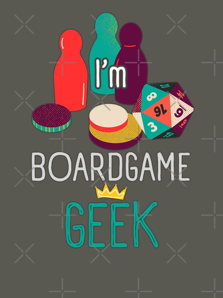I'm super boardgame geek by InverseArt T-Shirts, Hoodie, Sweatshirt | BlankRebels.com (Image 3)
