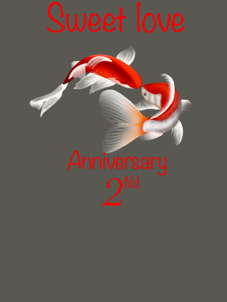 Couple anniversary 2nd by DerisArt T-Shirts, Hoodie, Sweatshirt | BlankRebels.com (Image 3)