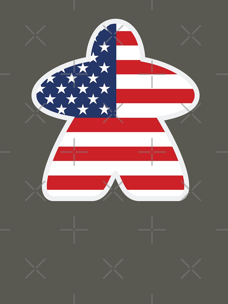 American Meeple by brainthought T-Shirts, Hoodie, Sweatshirt | BlankRebels.com (Image 3)