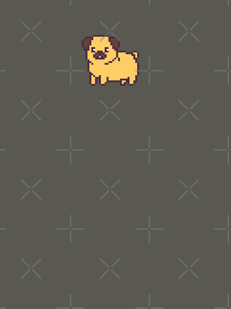 Pixel Art Pug by uxcomshop T-Shirts, Hoodie, Sweatshirt | BlankRebels.com (Image 3)