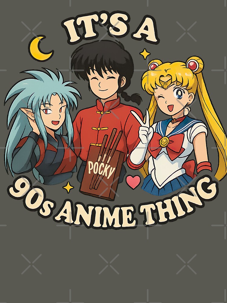 Retro Throwback 90s Anime Snacks Thing Tribute by 90snerd T-Shirts, Hoodie, Sweatshirt | BlankRebels.com (Image 3)