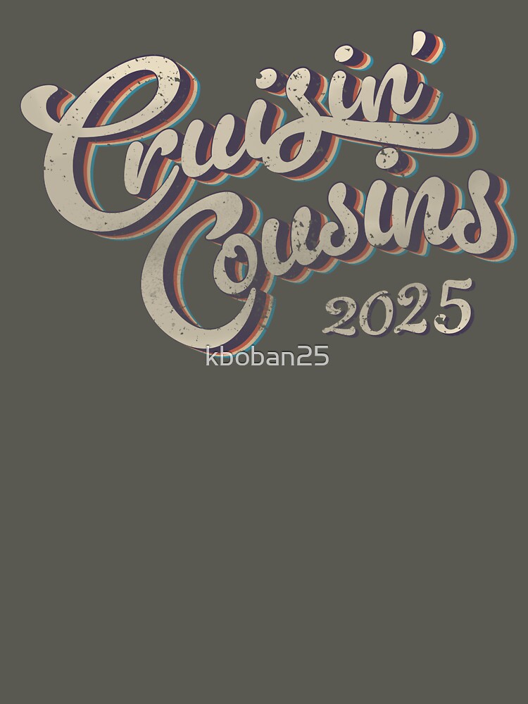 Cruisin Cousins 2025 Summer Vacation Matching Family Group T-Shirt Kids T-Shirt by kboban25