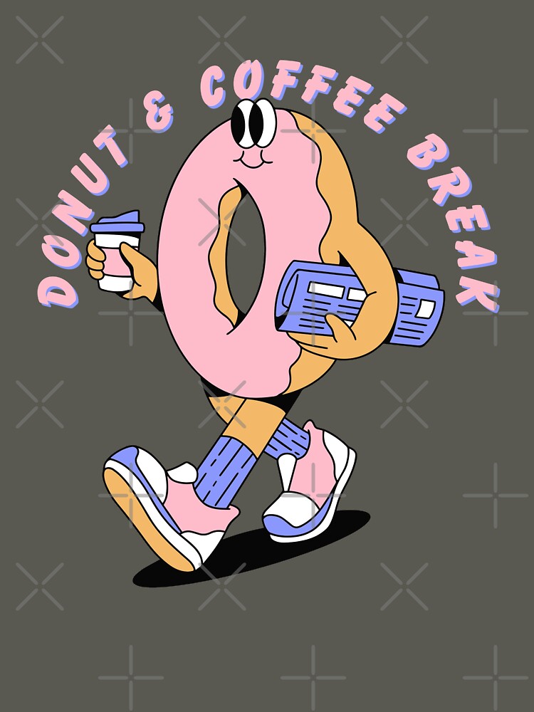 Donut and coffee break by Peerless-Prime T-Shirts, Hoodie, Sweatshirt | BlankRebels.com (Image 3)