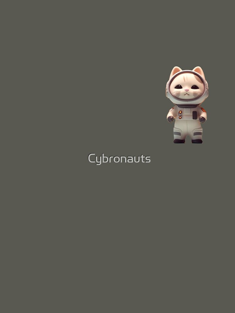 Cute Cat Astronaut by Cybronauts T-Shirts, Hoodie, Sweatshirt | BlankRebels.com (Image 3)