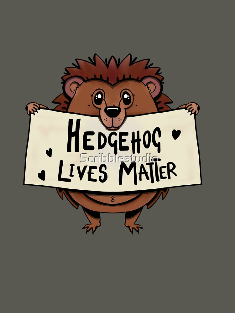 Hedgehog Lives Matter by Scribblestudio T-Shirts, Hoodie, Sweatshirt | BlankRebels.com (Image 3)