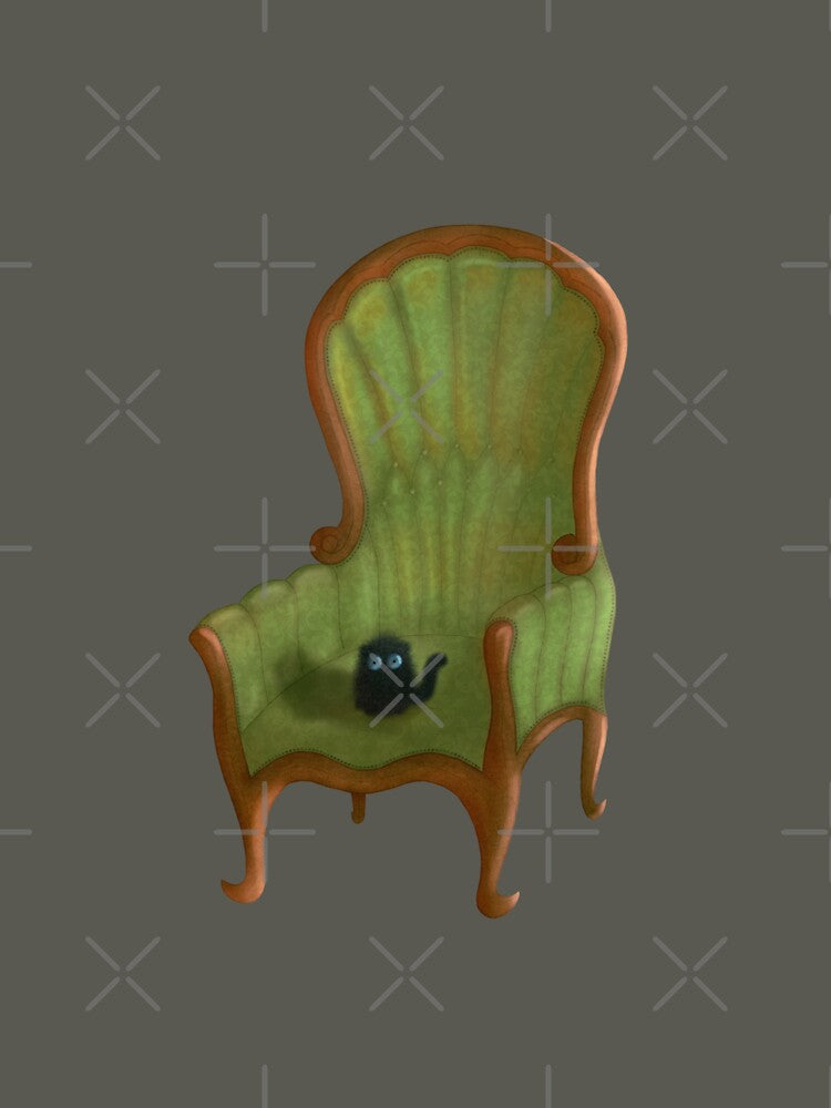 Cute Small Cat on a Chair by janaamilo T-Shirts, Hoodie, Sweatshirt | BlankRebels.com (Image 3)