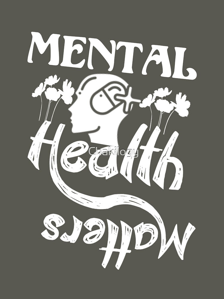 Mental health matters, original slogan,,V222. by Chakilogy T-Shirts, Hoodie, Sweatshirt | BlankRebels.com (Image 3)