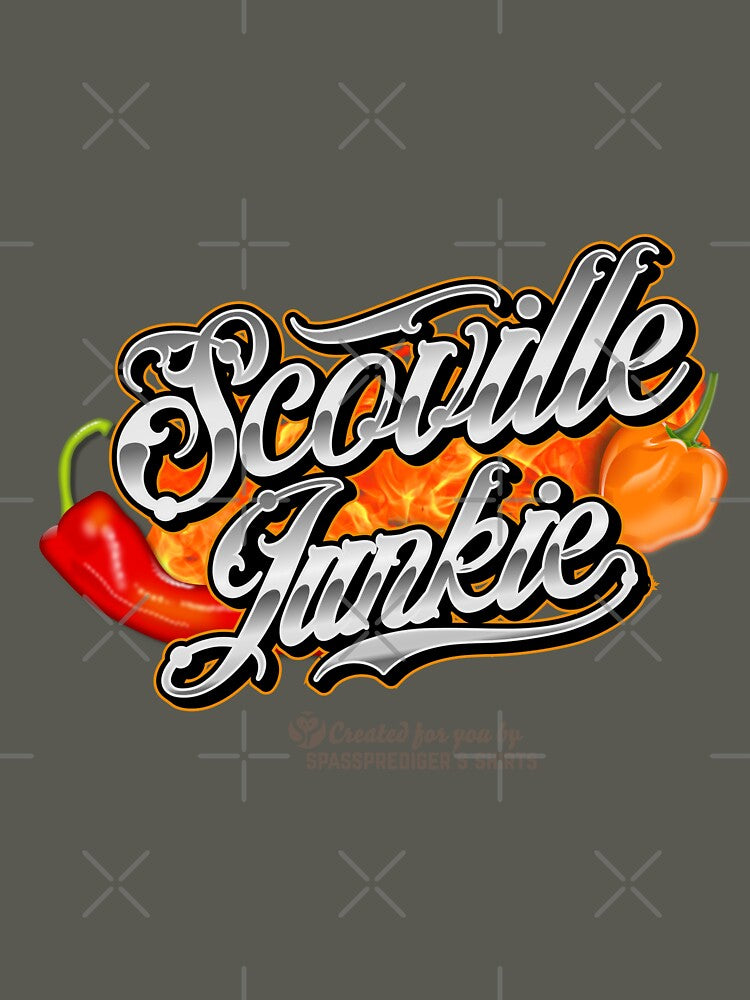 Chili Design Scoville Junkie by Spassprediger T-Shirts, Hoodie, Sweatshirt | BlankRebels.com (Image 3)