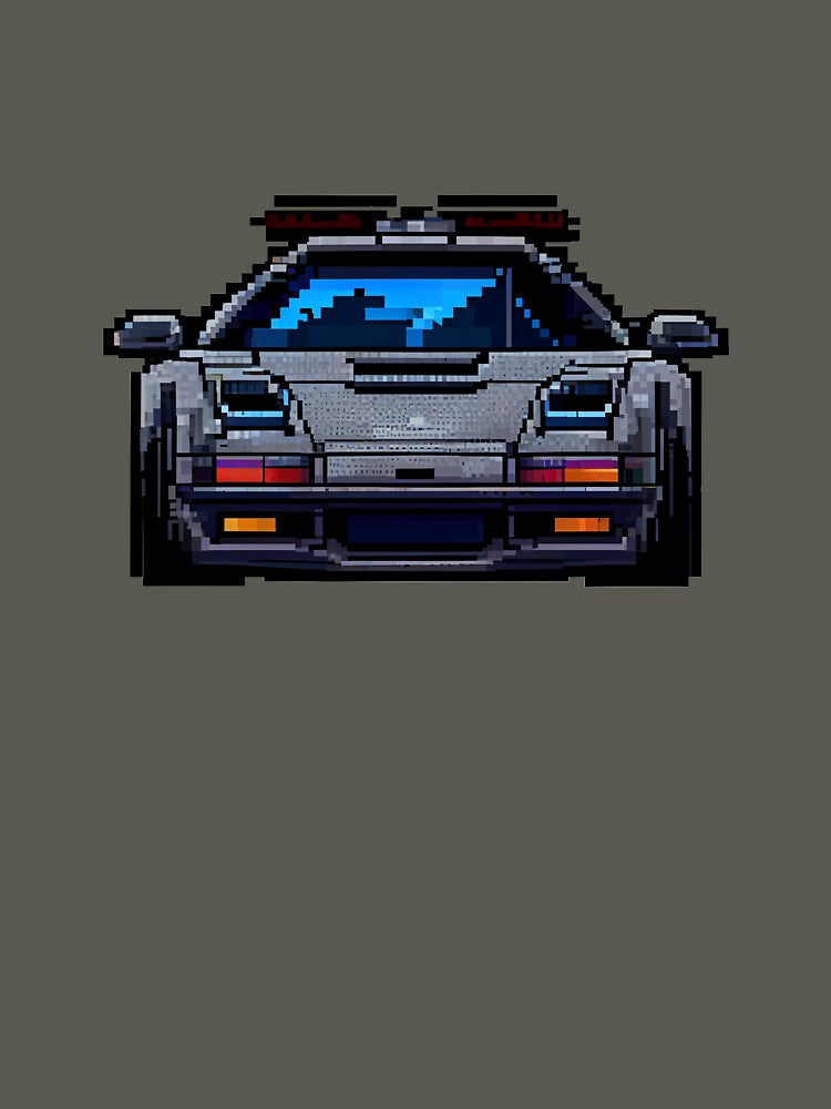 Pixel art supercar. by Pixelarium T-Shirts, Hoodie, Sweatshirt | BlankRebels.com (Image 3)