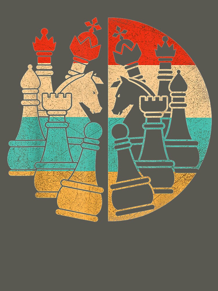 Vintage retro chess pieces stalemate by linhkaphung T-Shirts, Hoodie, Sweatshirt | BlankRebels.com (Image 3)