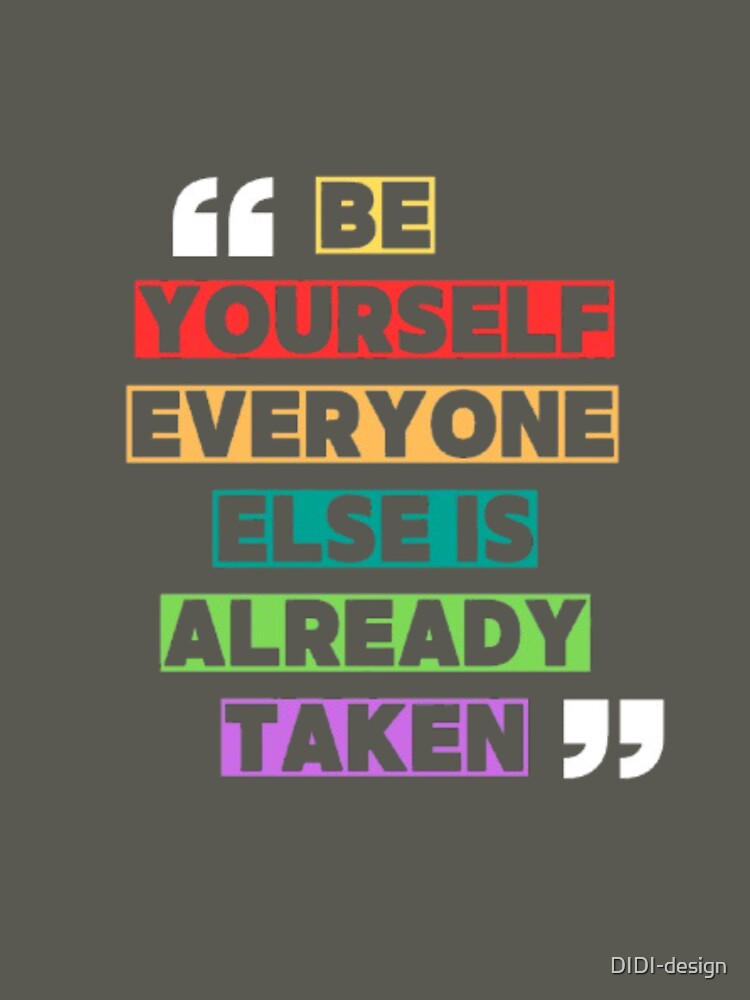 Just be yourself by DIDI-design T-Shirts, Hoodie, Sweatshirt | BlankRebels.com (Image 3)