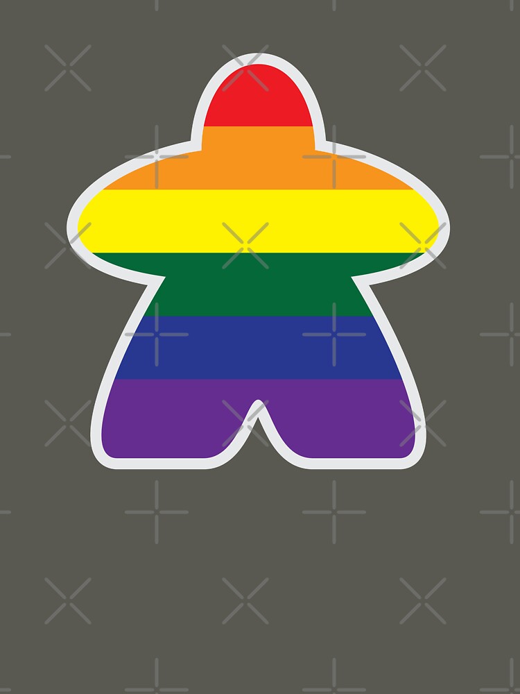 LGBTQ Meeple by brainthought T-Shirts, Hoodie, Sweatshirt | BlankRebels.com (Image 3)
