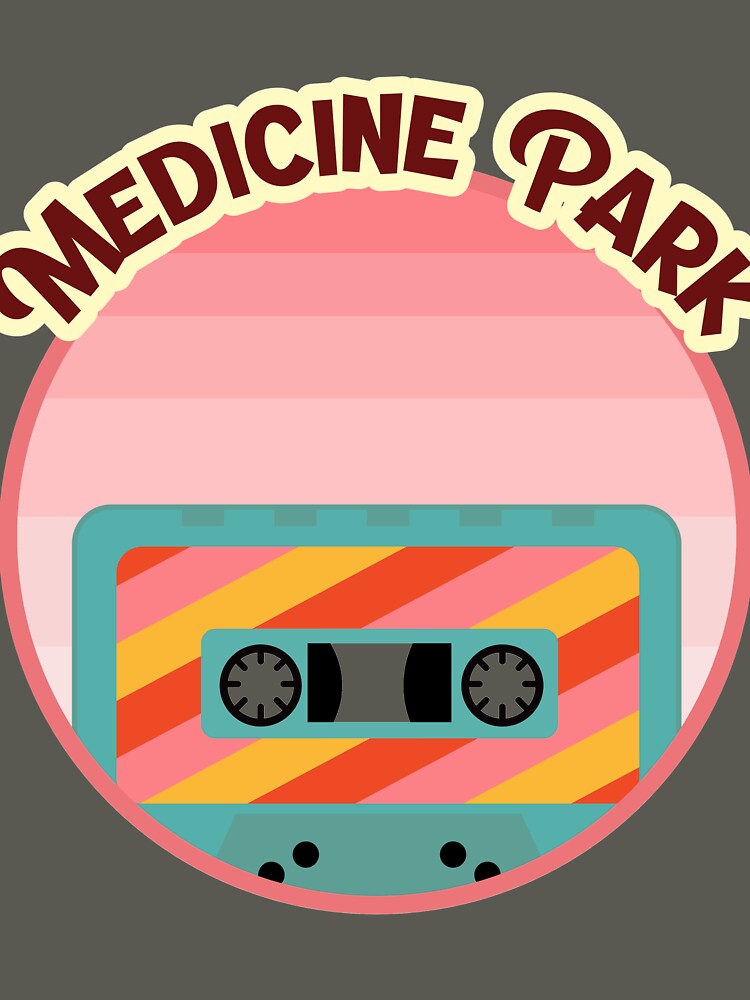 Medicine Park Oklahoma Hippie City Cute Colorful Cassette Recorder Tape Psychedelic Retro Swirl by AbsurdStore... (Image 3)