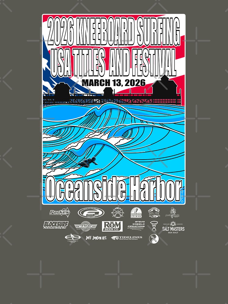 2026 Kneeboarding Surfing USA Titles and Festival by StevoKneelo T-Shirts, Hoodie, Sweatshirt | BlankRebels.com (Image 3)