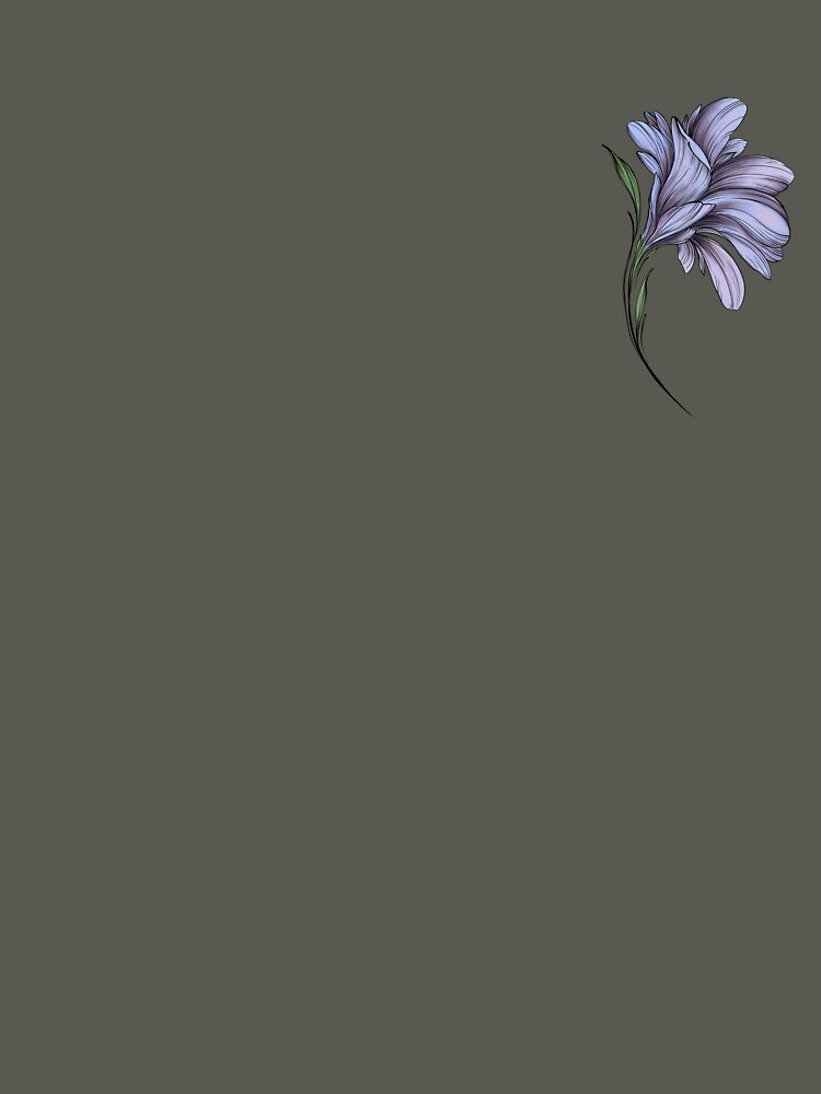 Violet flower by ErinGarzaprints T-Shirts, Hoodie, Sweatshirt | BlankRebels.com (Image 3)