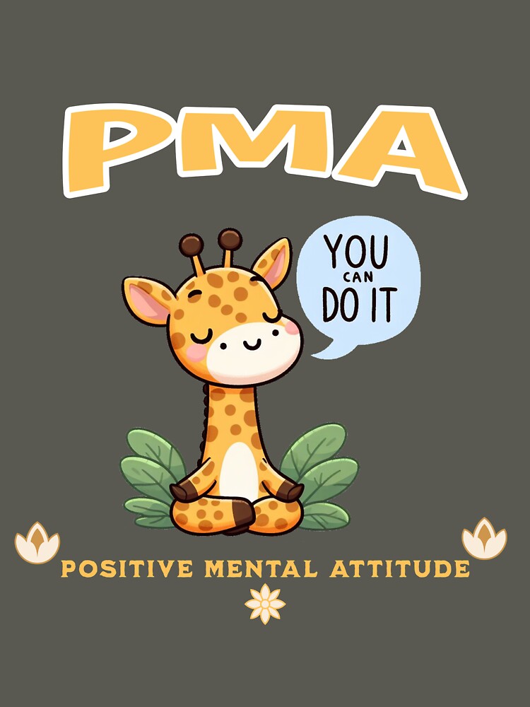 positive mental attitude Giraffe by LemuellTrends T-Shirts, Hoodie, Sweatshirt | BlankRebels.com (Image 3)