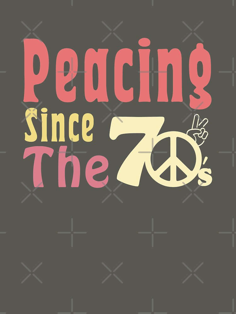 Peacing Since The 70's Pastel Colors by MinimalSketches T-Shirts, Hoodie, Sweatshirt | BlankRebels.com (Image 3)