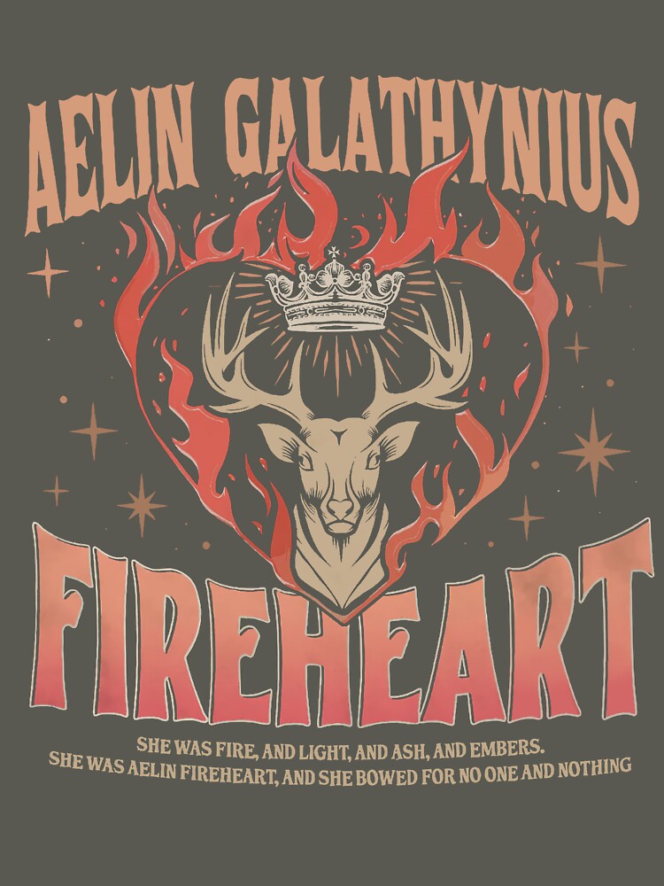 Aelin Galathynius Fireheart Throne of Glass Bookish by marinaeloise