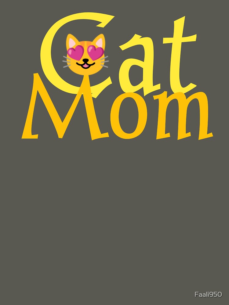Cat Mom Heart Eyes Moon - Cute Cat Lover Gift for Women by Faali950 T-Shirts, Hoodie, Sweatshirt | BlankRebels.com (Image 3)