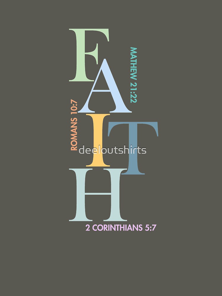 Faith Christian saying with verse by deeloutshirts T-Shirts, Hoodie, Sweatshirt | BlankRebels.com (Image 3)