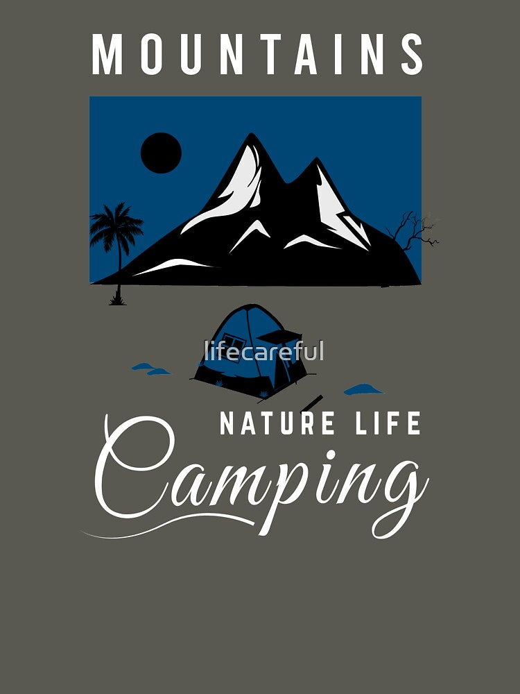 Mountains Nature Life Camping adventure by lifecareful T-Shirts, Hoodie, Sweatshirt | BlankRebels.com (Image 3)