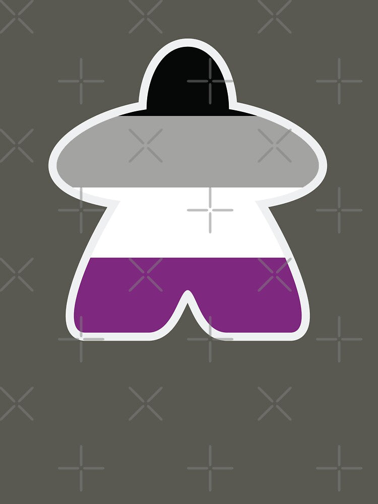 Asexual Meeple by brainthought T-Shirts, Hoodie, Sweatshirt | BlankRebels.com (Image 3)