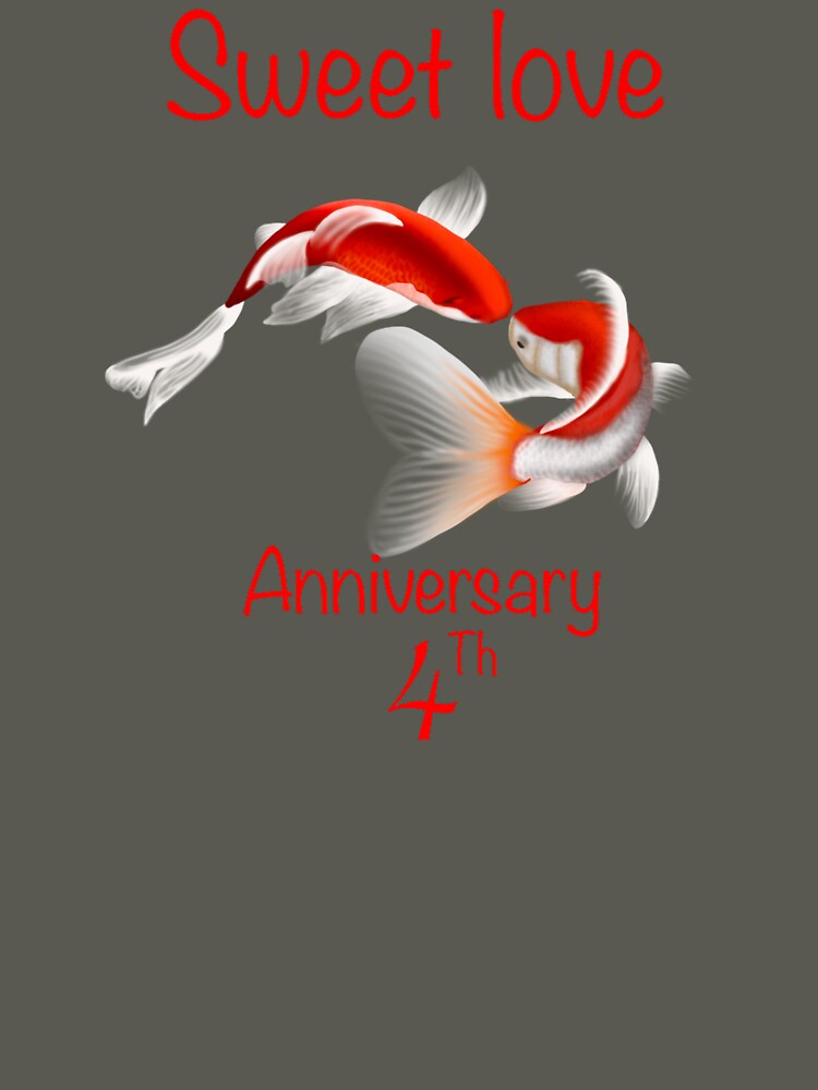 Couple anniversary 4th by DerisArt T-Shirts, Hoodie, Sweatshirt | BlankRebels.com (Image 3)